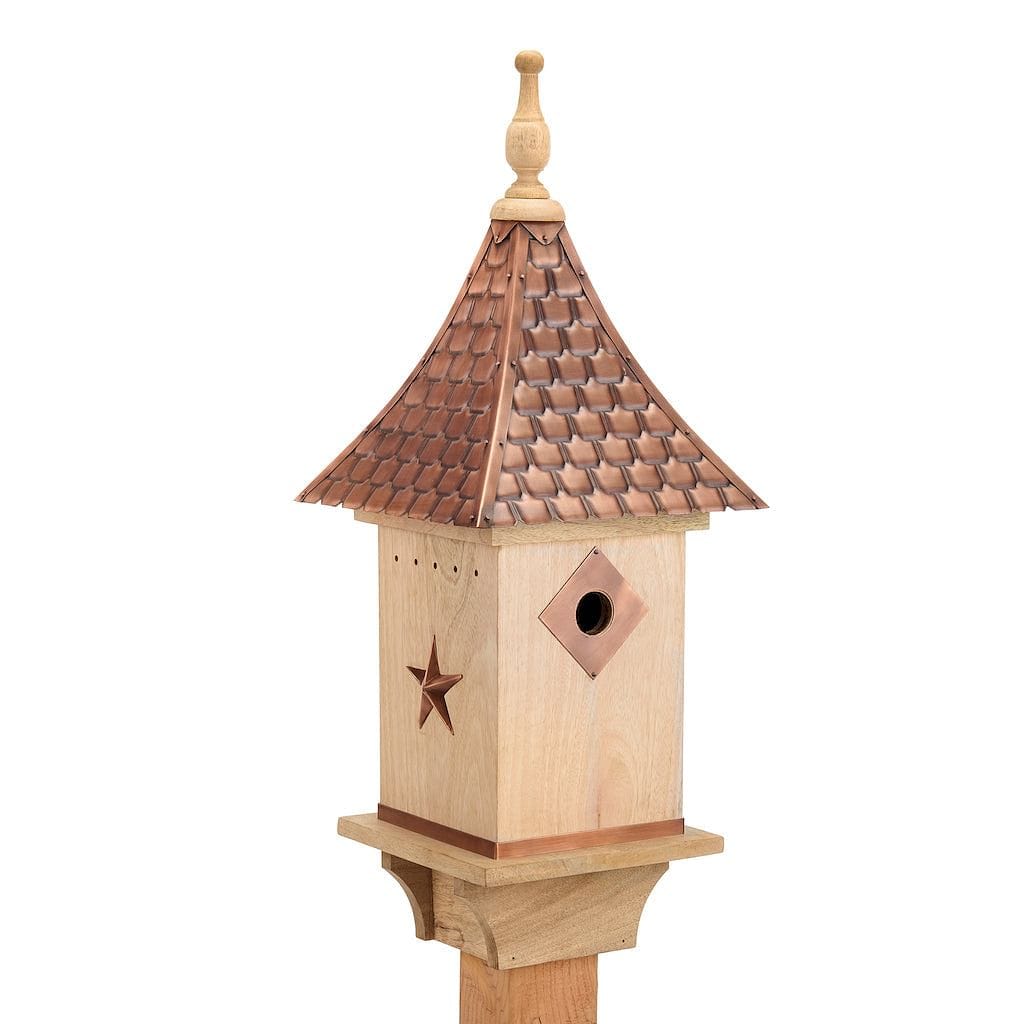 Villa Bird House with Pure Copper Roof