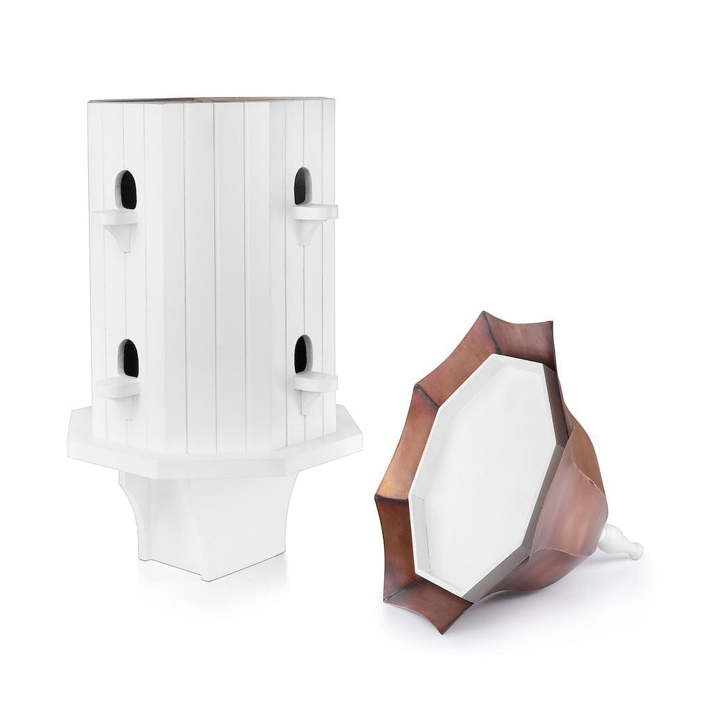 Dovecote Manor Bird House with Pure Copper Roof